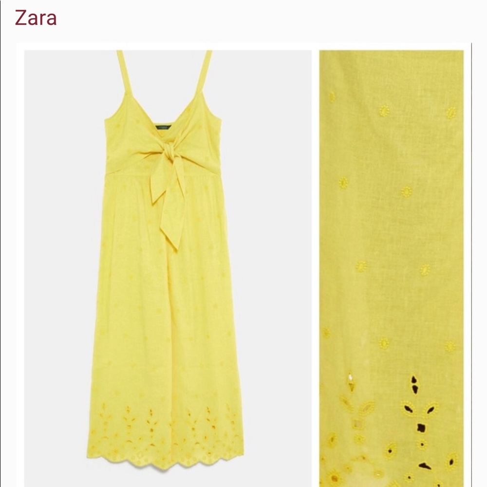 ZARA- Jumpsuit in Yellow (Large)